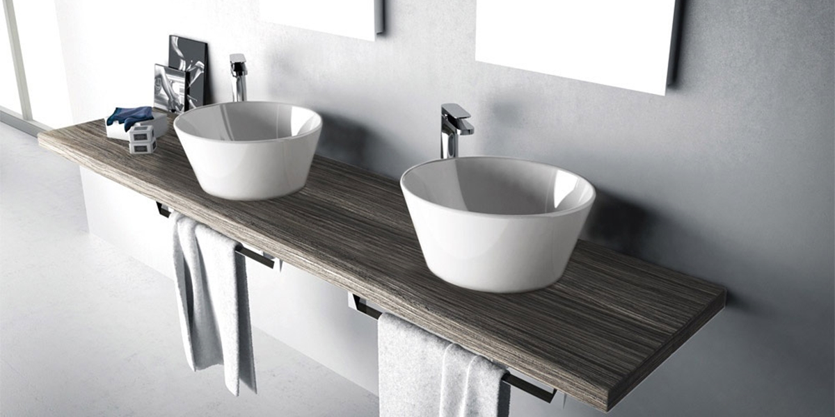 W1 Накладная раковина на столешницу  овальная Ceramica Hidra  - Вид №1