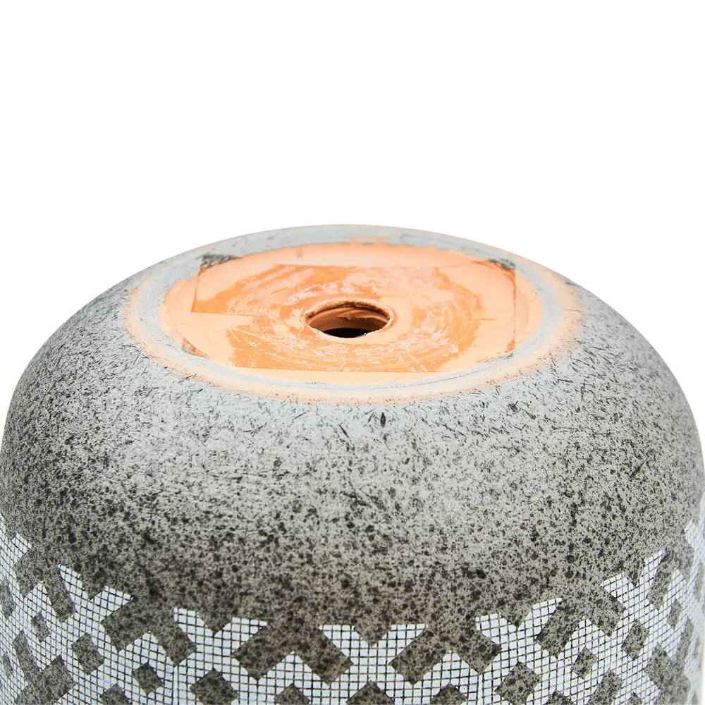 Santreyd Кросс Бук 1 - керамический горшок для цветов серый 89351709 КС-Бук1-282-22 STLM-0950304 - Вид №3