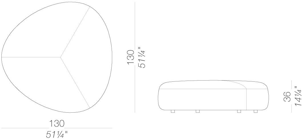 Lapalma Садовый пуф из ткани со съемной крышкой Kipu outdoor sun-id-1417320 - Вид №19