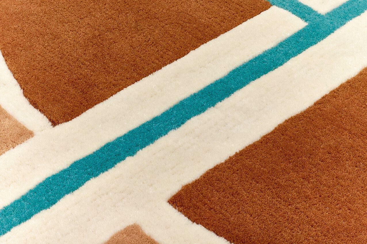 Шерстяной узор ручной работы ковер Toulemonde Bochart Ноэль Мариньо ARCH-00058535 - Вид №2