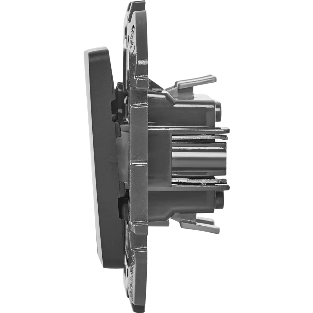 LEXMAN Lilian — двухклавишный выключатель скрытого монтажа в антрацитовом цвете 86761715 STLM-0071407 - Вид №3