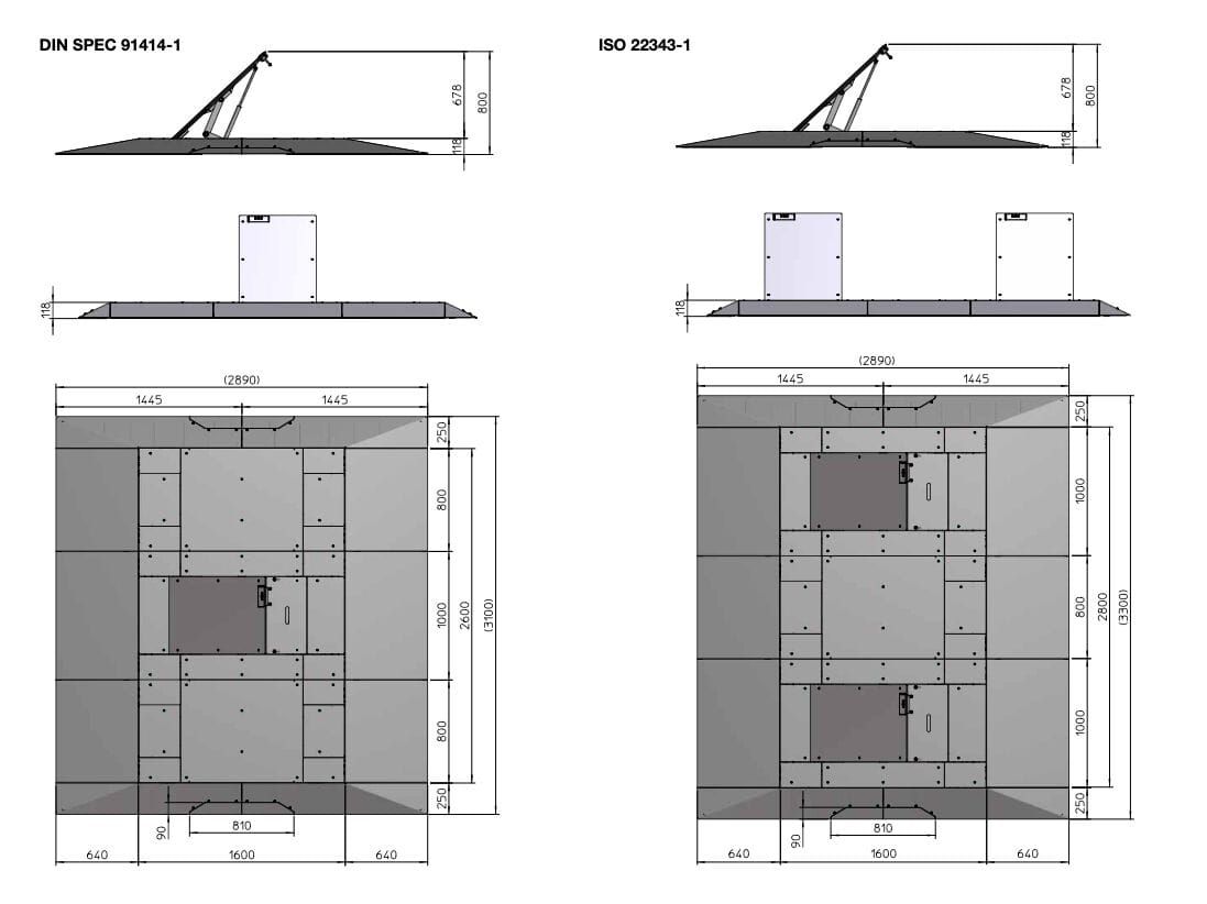 Временный барьер для защиты событий Pilomat High security line ARCH-00125116 - Вид №2