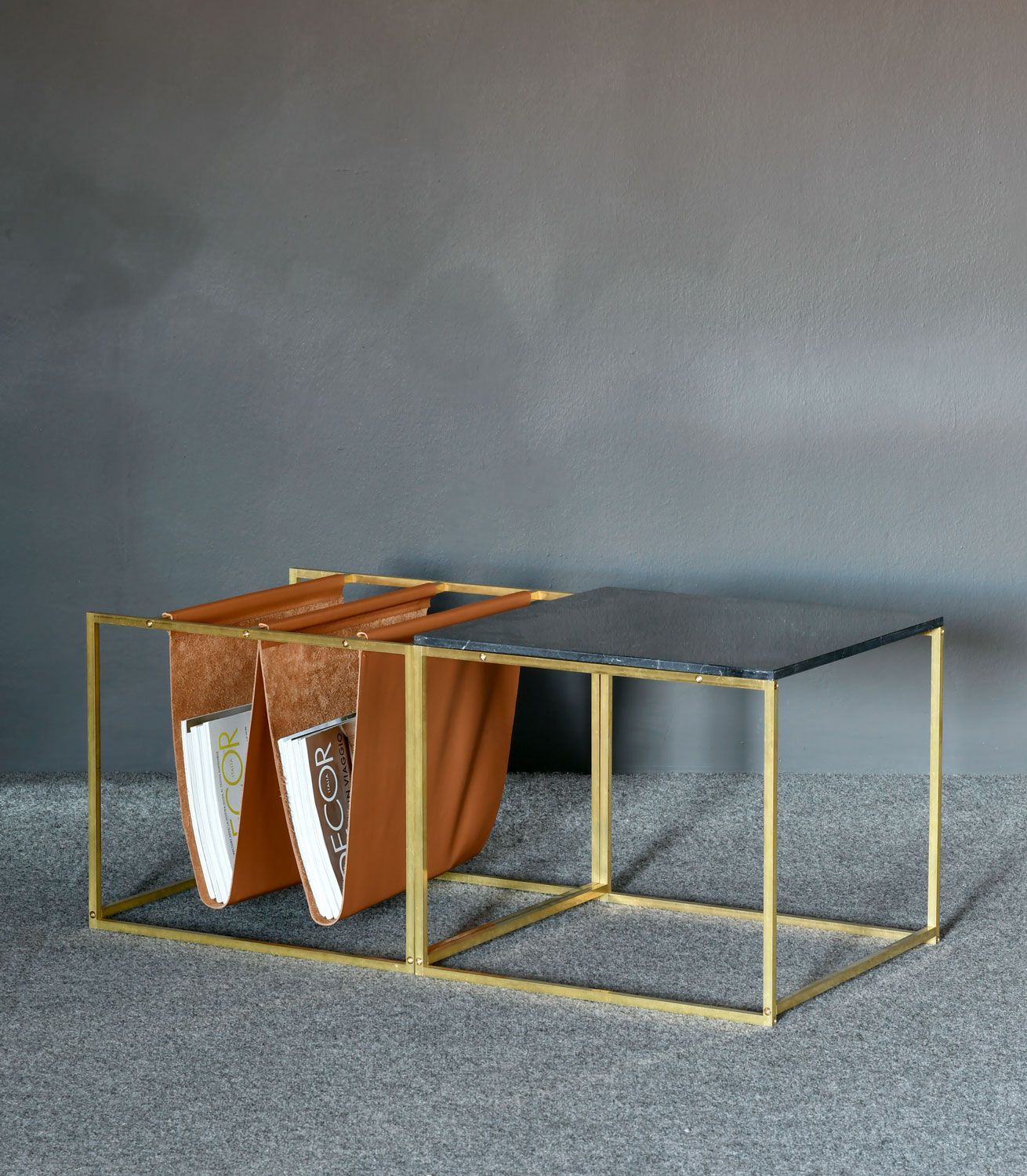 Держатель журнала из латуни и кожи XAM ARCH-00059979 - Вид №4