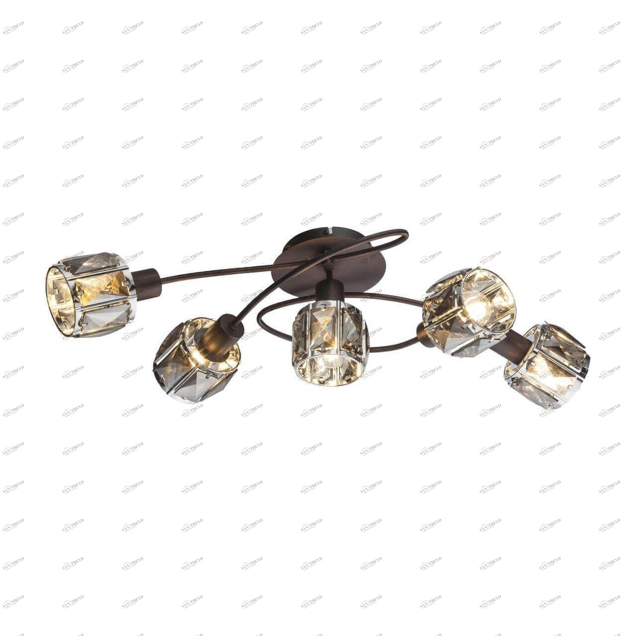 Потолочная люстра Globo Indiana 54357-5 GLOBO ДИЗАЙНЕРСКИЕ, INDIANA 00-3888614 Бежевый Ceramica Globo 