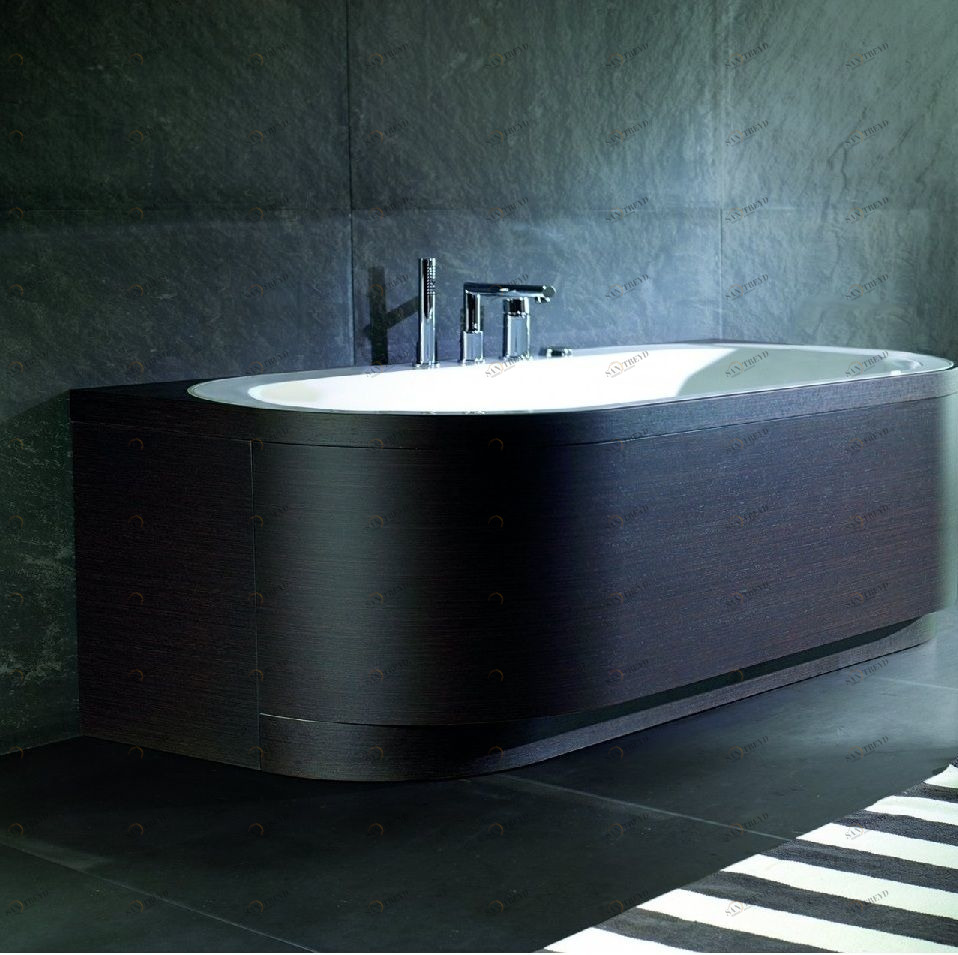 Ванна приставная Yuma Art 190 см Karolitalia BLUBLEUYUMAART190