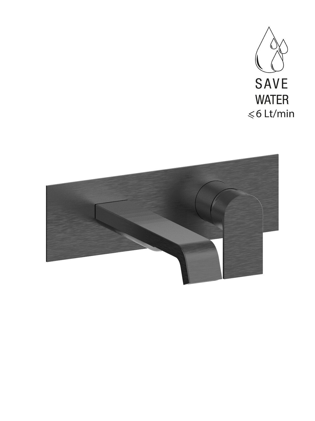 Однорычажный настенный смеситель для раковины с ограничителем расхода Rubinetterie Frattini Птолемей ARCH-00028415 - Вид №4