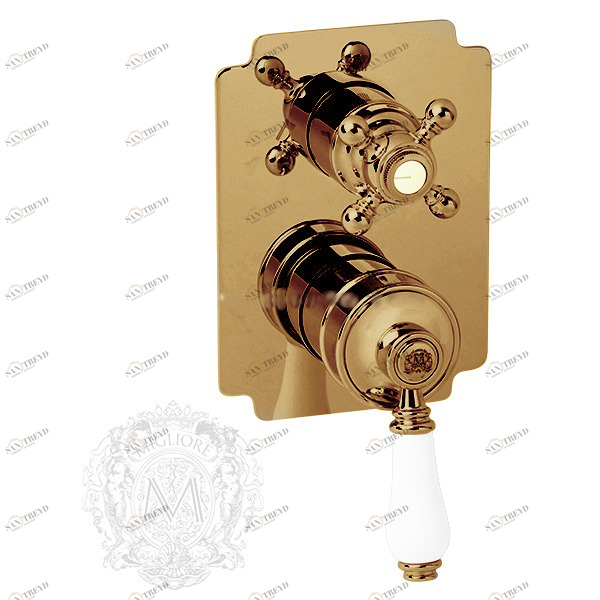 Смеситель MIGLIORE Ermitage ML.ERM-7032.BI.BR скрытого монтажа с девиатором 4-х позиционный, бронза 