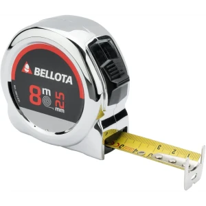 Рулетка Bellota 50012-8BL с двойным крючком 8 м x 25 мм, автоблокировка