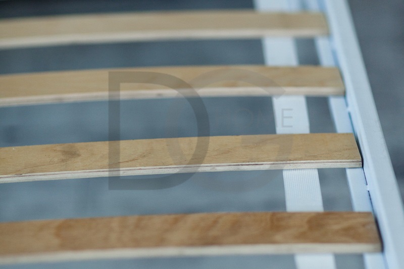 Кованая двуспальная кровать 180х200 с двумя спинками белая "Сандра" FRANCESCO ROSSI САНДРА 134665 Белый  - Вид №1