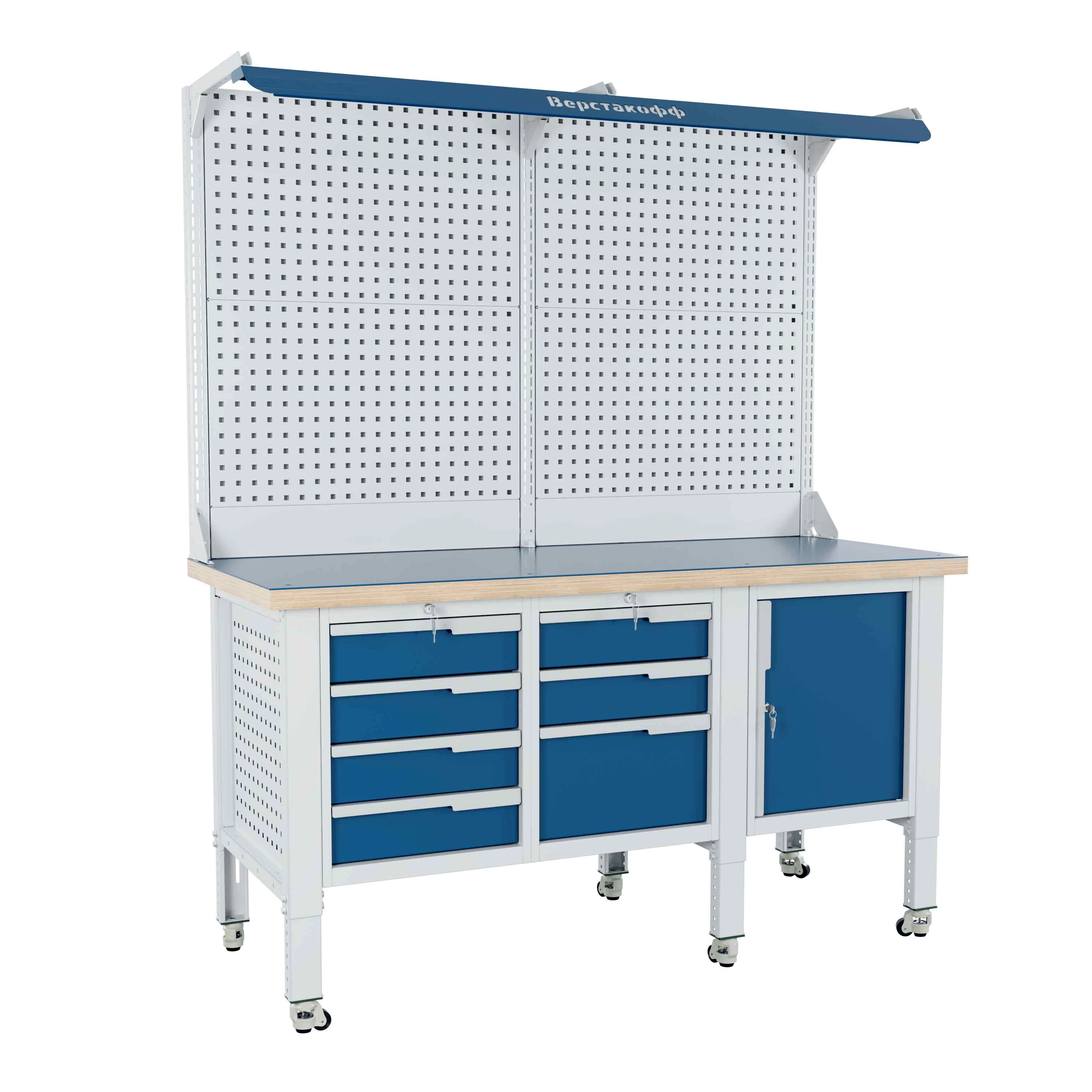 CONSTRUCTOR Комплект колес к опоре CTR. C1-WS Верстакофф  - Вид №3