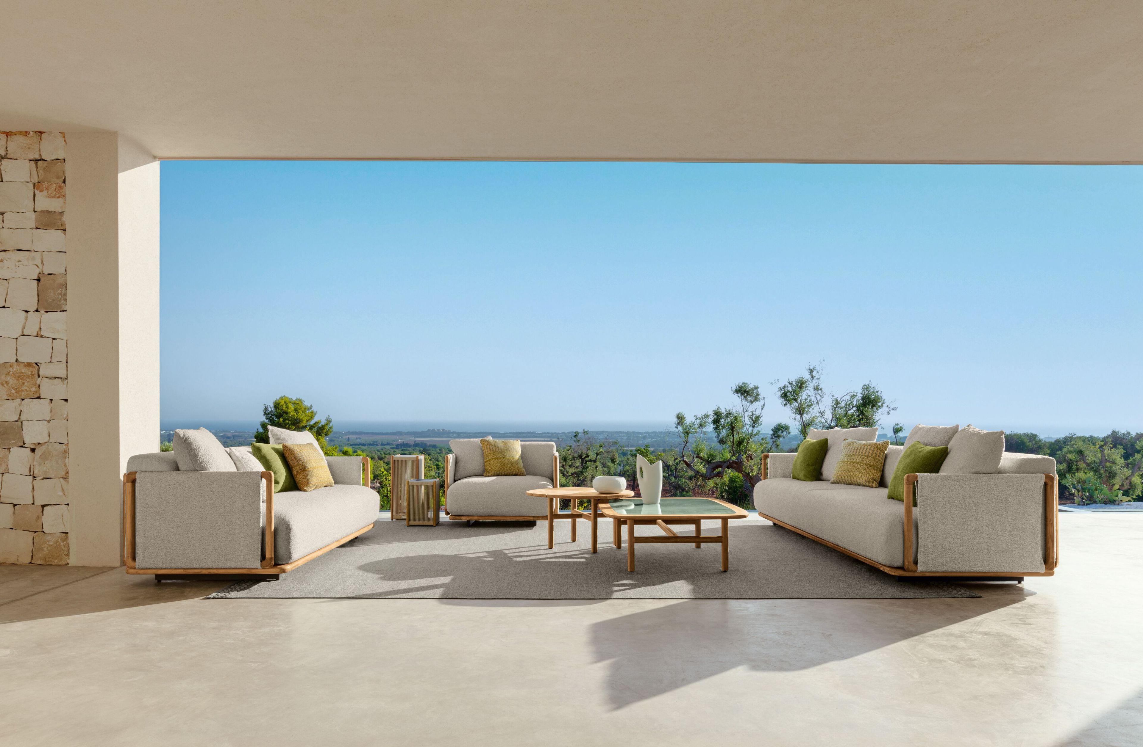 Тканевое садовое кресло с подлокотниками Talenti Jun ARCH-00129791 - Вид №3