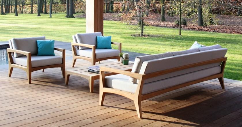 Royal Botania Садовое кресло с подлокотниками, обитое тканью Zenhit sun-id-1394069 - Вид №3