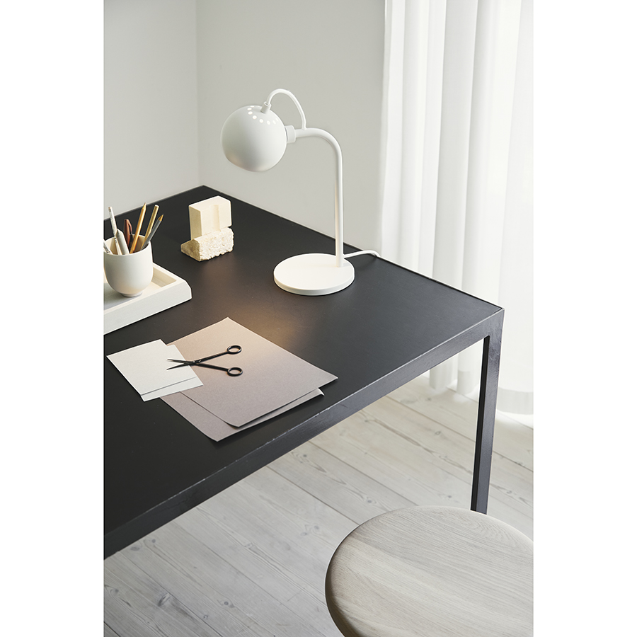 124073 Лампа настольная ball, 24х34 см, черная матовая Frandsen  - Вид №1