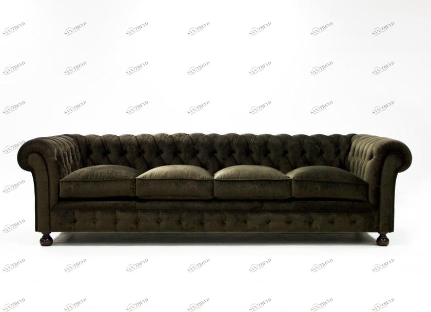 CREARTE COLLECTIONS Стеганый велюровый диван 4 мест Chesterfield crearte 19