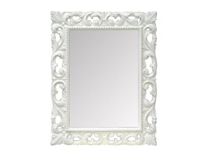 Прямоугольное настенное зеркало с рамкой