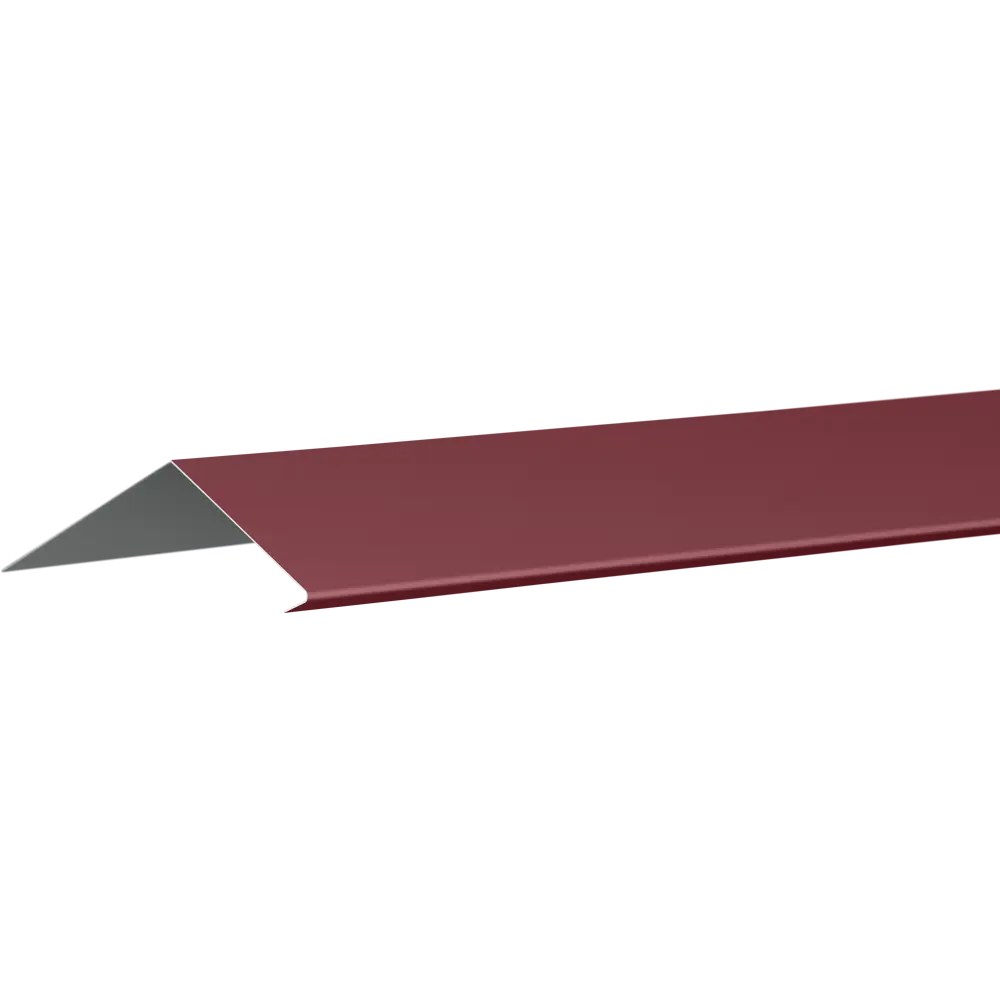Планка карнизная 100x60 мм 2 м 0.4 мм RAL 3005 красный 11794782 STLM-2043716 Santreyd 