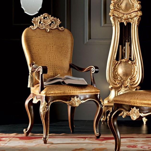 Modenese Gastone Мягкое кожаное кресло с подлокотниками Villa venezia sun-id-1470691 - Вид №1