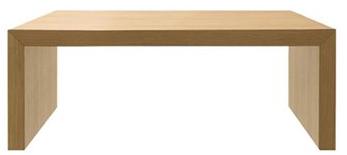 Andreu World Скамейка из дуба Closed Bc6300 - Вид №1