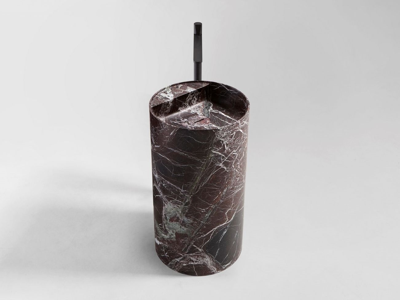 Круглый умывальник из красного мрамора Levanto Antoniolupi SIMPLO85 ARCH-00092857