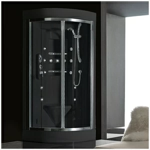 Душевая кабина Gruppo treesse Acquazzurra 90 STB-B7597S-C белая с гидромассажем угловая левая