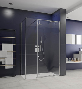 Торцевая панель для монтажа с дверью AR8SPN70H Merlyn Arysto Хромированный