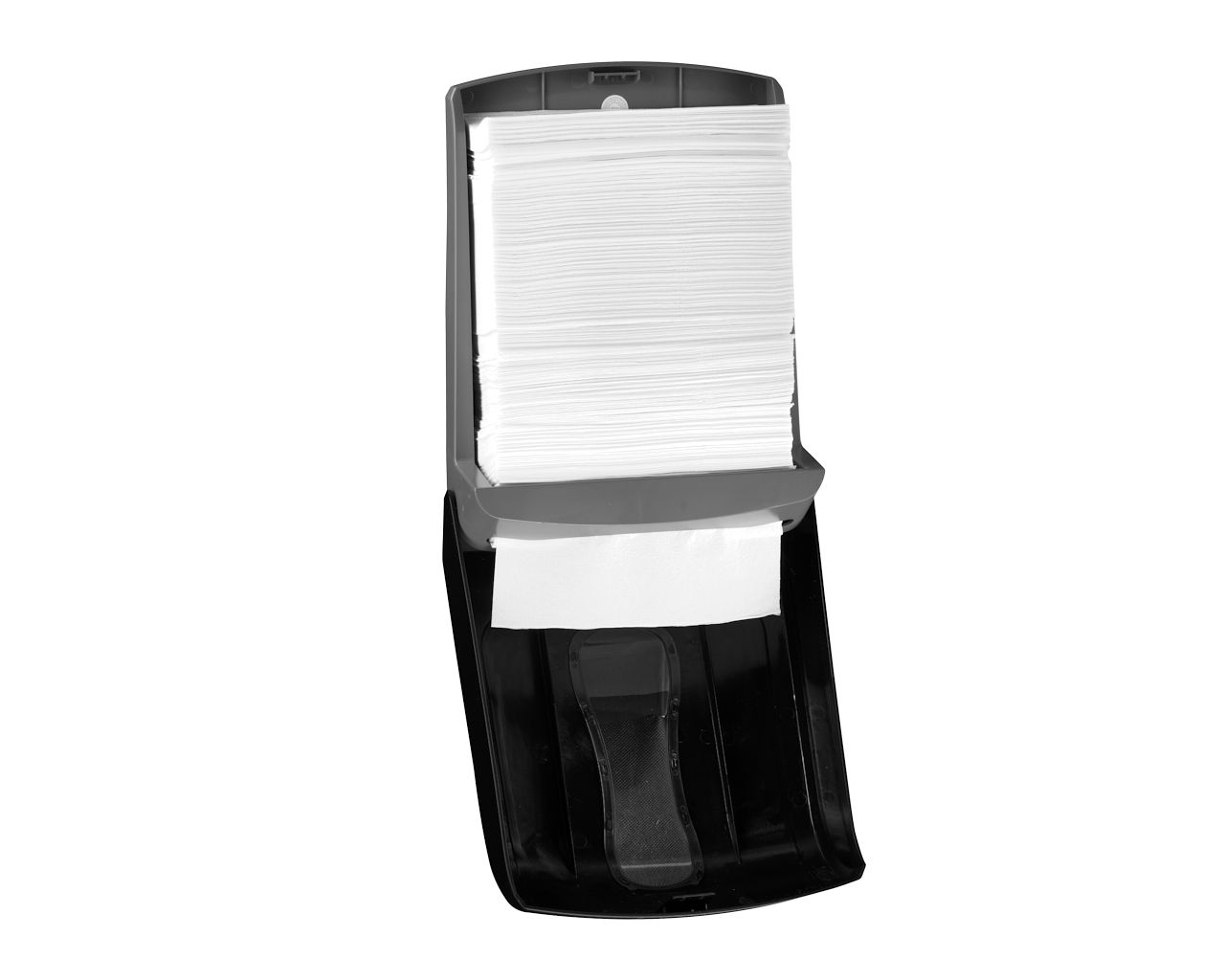 AEC101 ONE SLIM складной полотенцедержатель, АБС-пластик, черный Merida  - Вид №5