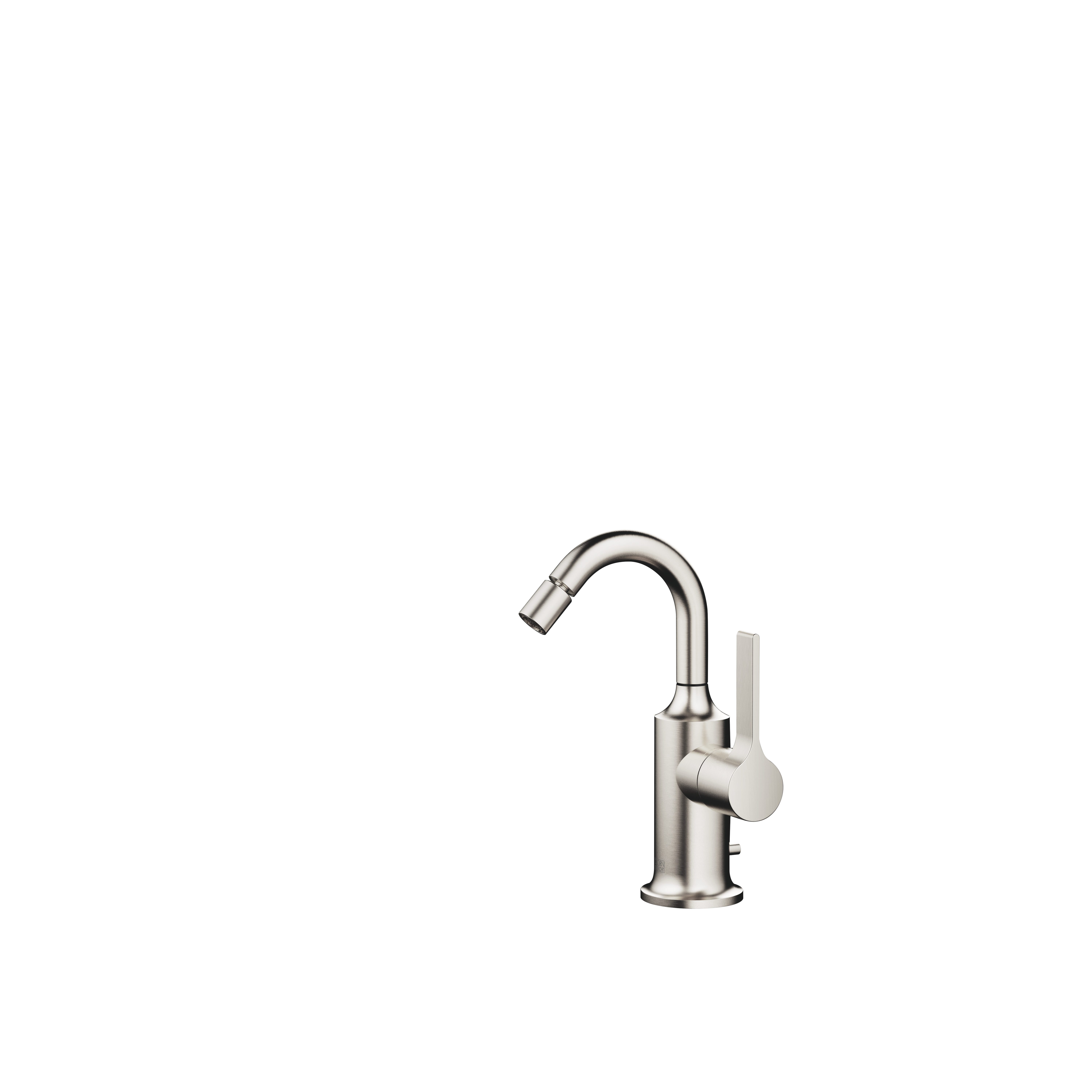 VAIA Смеситель для биде однорычажный со сливным клапаном - Brushed Platinum DornBracht 33600809-06