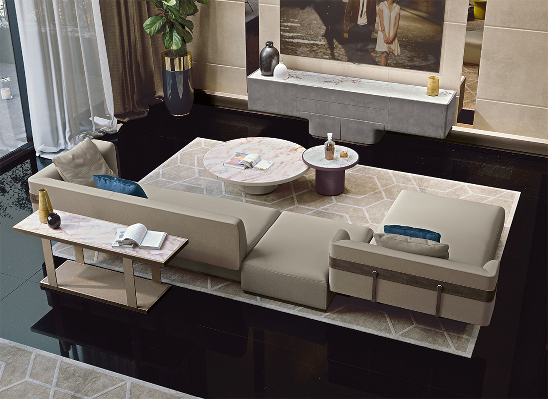 Диван MI LONGHI W 543 COMPOSIZIONE 2  - Вид №1