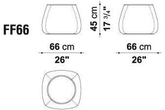 Круглый журнальный столик с подносом Fat Santreyd sun-id-1407346 - Вид №2