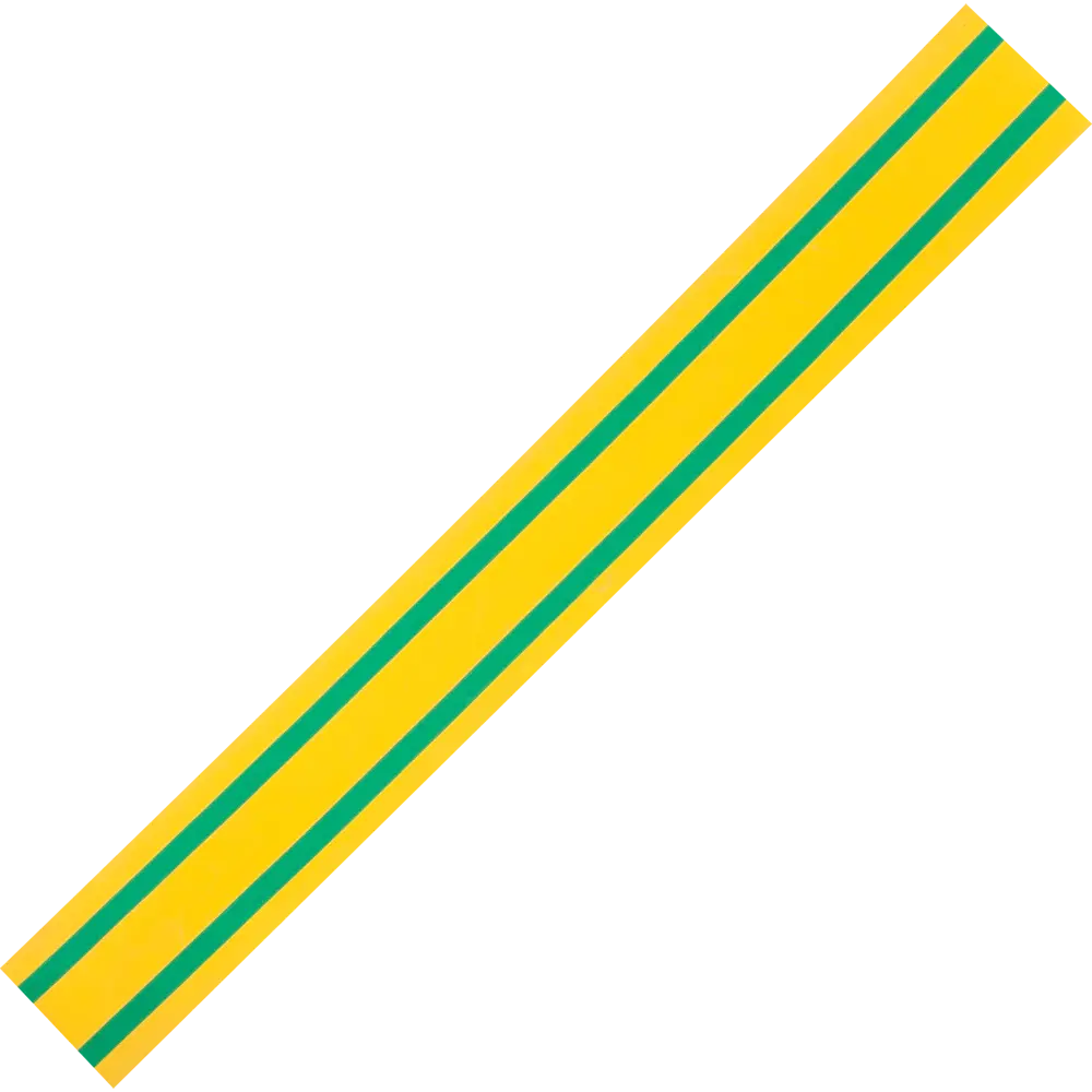 Термоусадочная трубка SKYBEAM для изоляции проводов 4 мм желто-зеленая 82496393 STLM-1108452