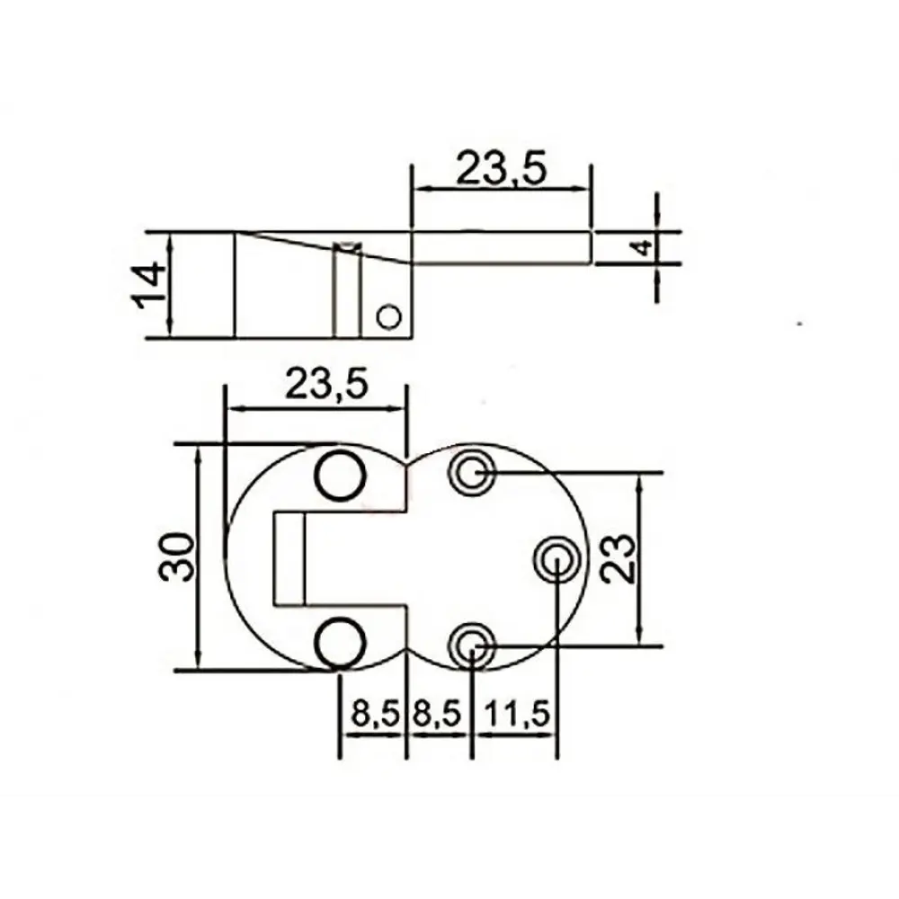 Петля мебельная откидных элементов Samet 90°, 2 шт. 85441469 STLM-2108496  - Вид №2