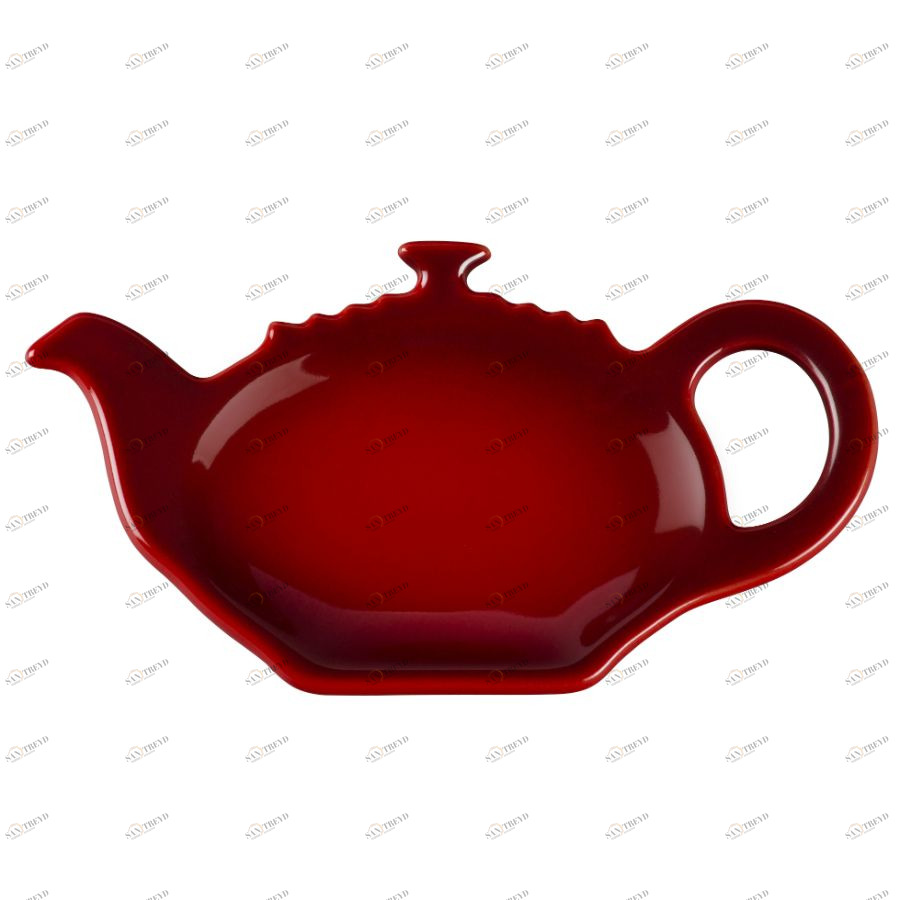 Подставка для чайных пакетиков Le Creuset, каменная керамика, вишневая 91034607060099