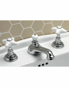 UTWR700 Кран для раковины White Rose на 3 отверстия