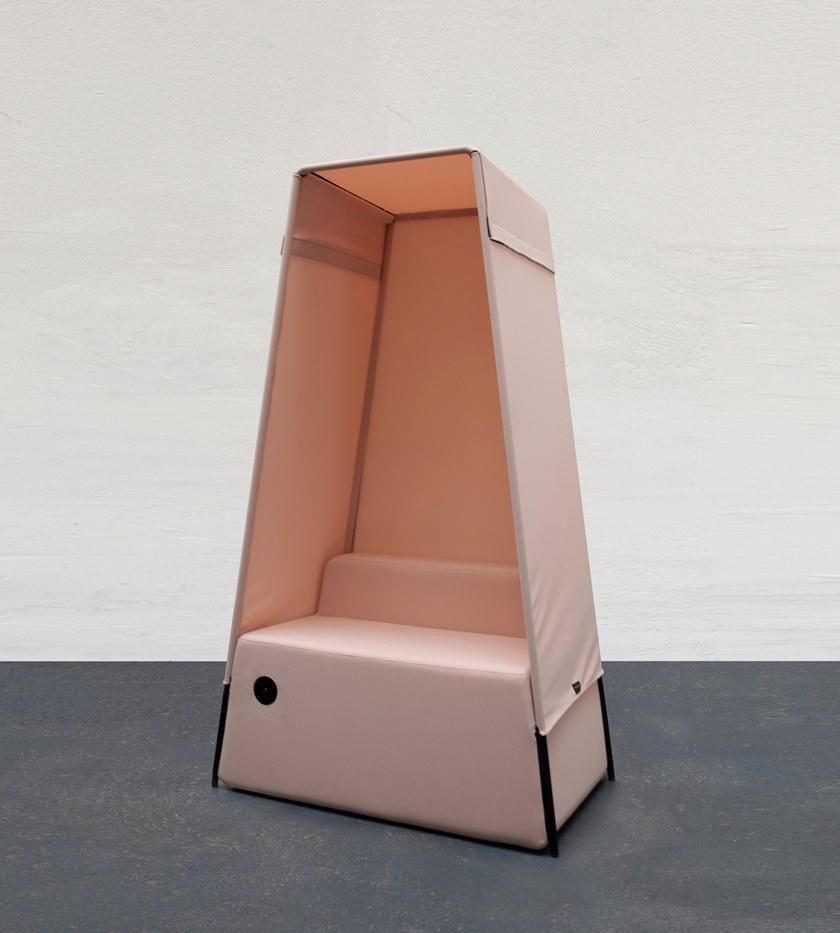 Marine Peyre Editions Акустическое офисное кресло из ткани Gabriel® sun-id-1504533 - Вид №4