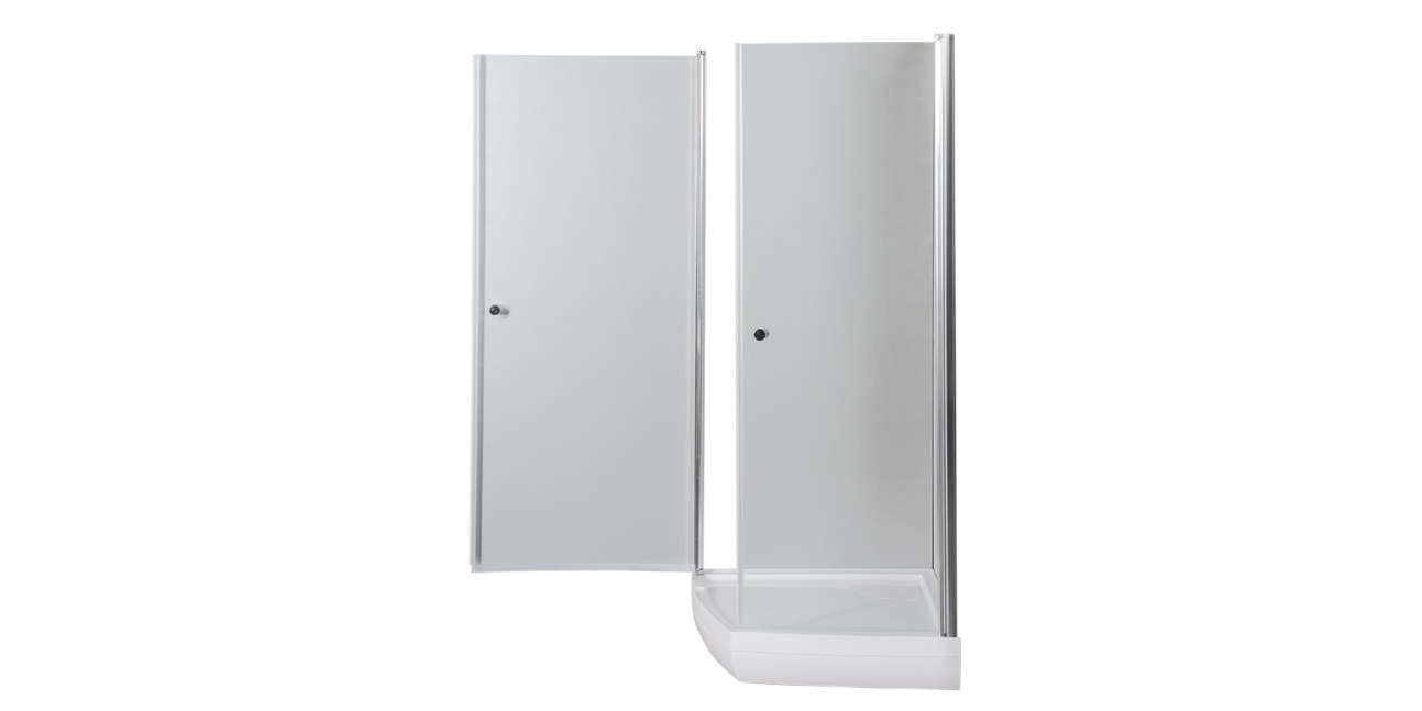 Душевой уголок Aquanet IVA NK1222 100x90 L, прозрачное стекло 0018252100180597 - Вид №2