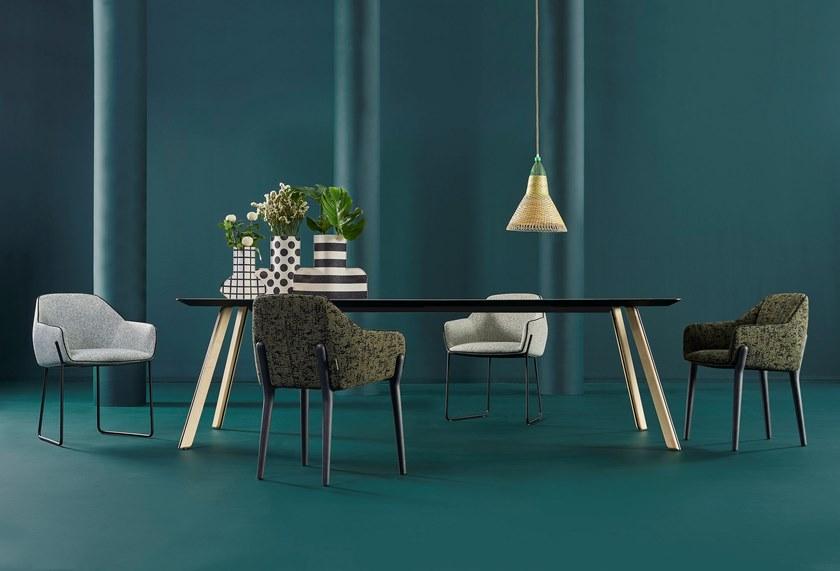 Sancal Стул с обивкой из ткани с подлокотниками Nido sun-id-1352788 - Вид №5