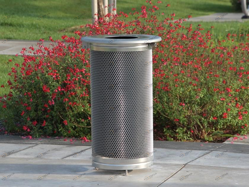 URBIDERMIS Урна из нержавеющей стали с пепельницей для улицы sun-id-1482255