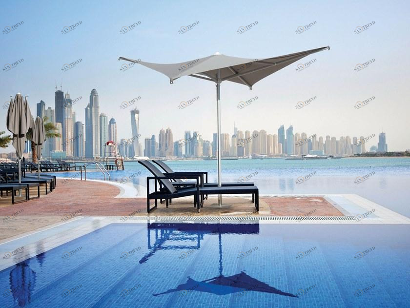 Scolaro Parasol Квадратный зонт из алюминия с порошковым покрытием Vela C3030 vsp/c2020 vsp