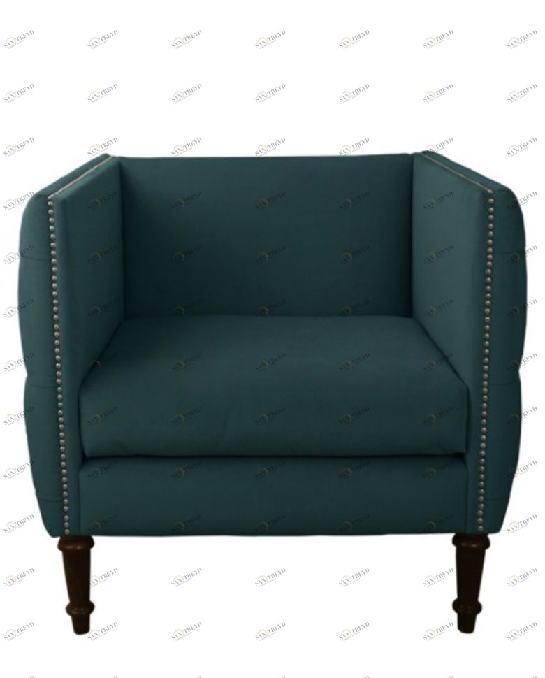 Кресло Chateau синее ICON DESIGNE ДИЗАЙНЕРСКИЕ 178025 Синий 