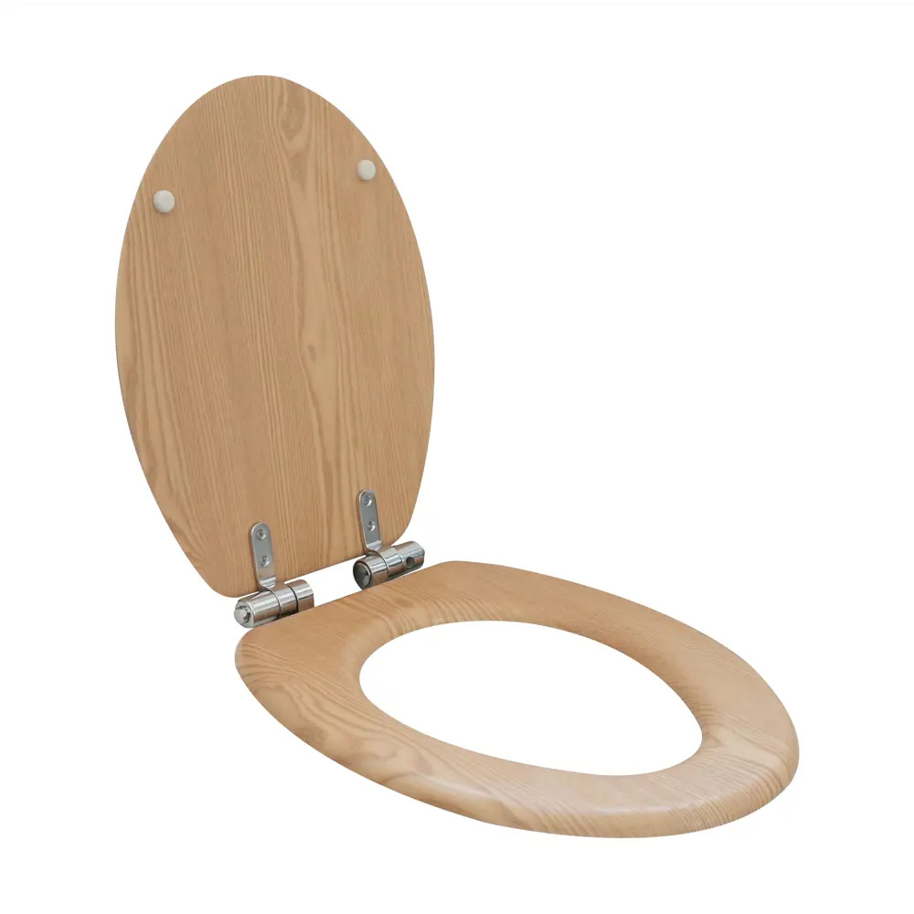 Сиденье для унитаза KONSENSA Терни с микролифтом цвет натуральный дуб STLM-2092336 - Вид №1