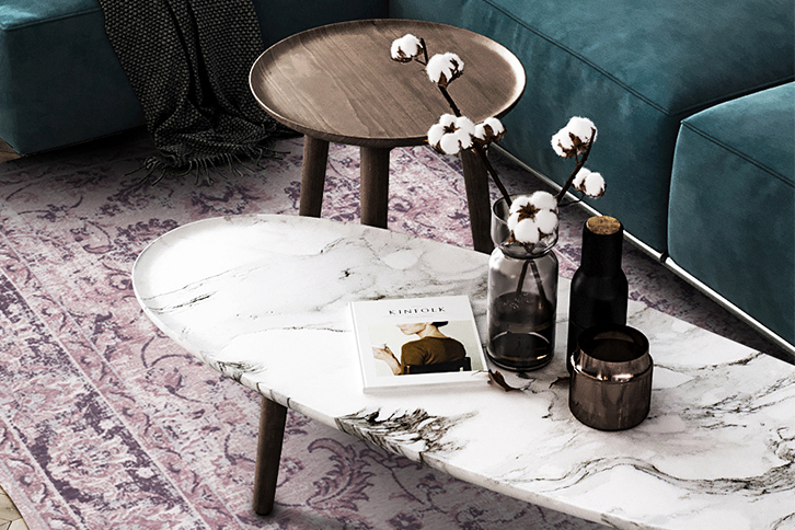 COLORISTICA Highland Magnolia 160x230 Ковры  160 X 230  Розовый  - Вид №1