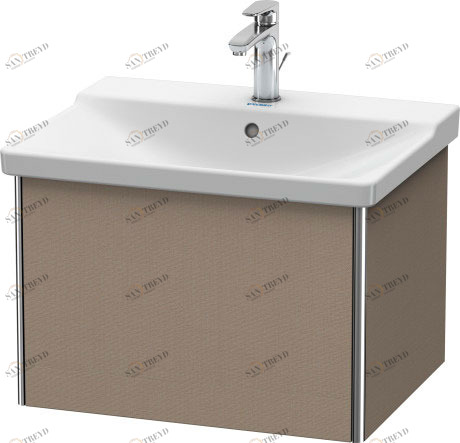 XS408007575 Тумбочка подвесная XSquare #XS4080 610 x 473 мм Лен, декор Duravit