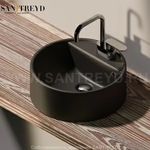 505042A7006 Накладная раковина на столешницу  круглая Ceramica Flaminia Twin