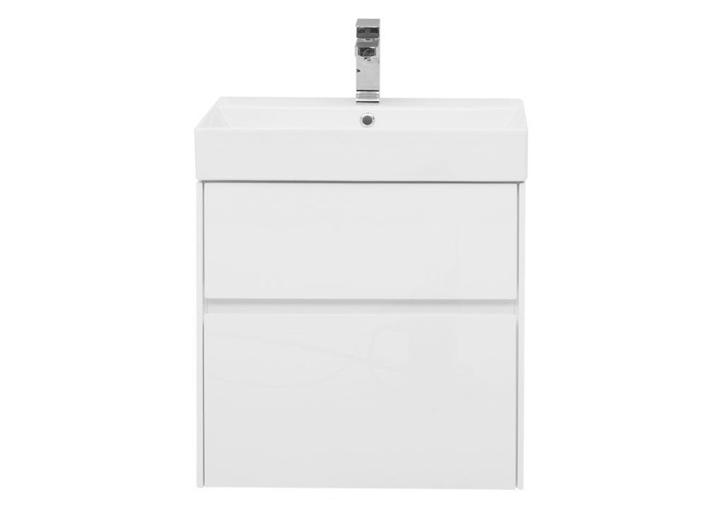 Тумба с раковиной Aquanet Бруклин 60 белый 00203958 - Вид №2