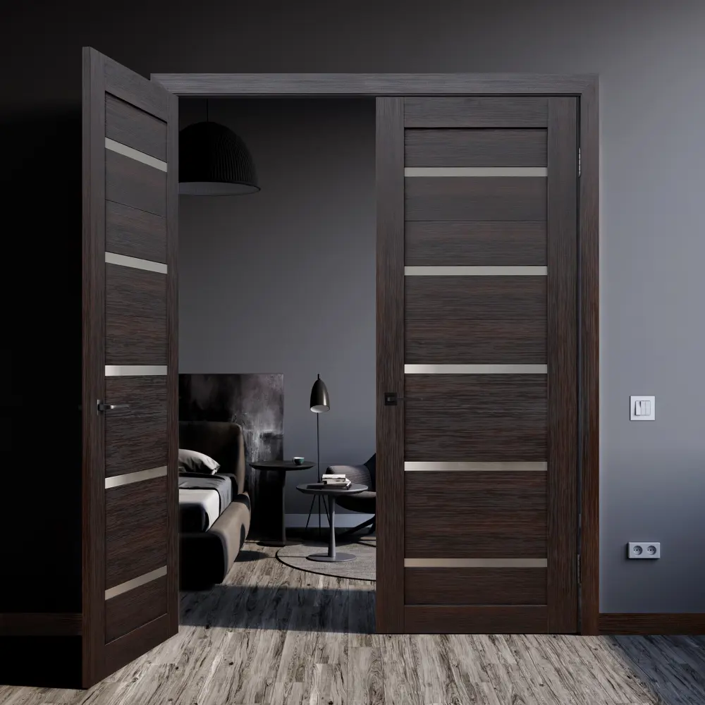 Комплект двери Artens Дукато глухая 90x200 см Hardflex цвет акация с добором 100 мм STLM-2139116 - Вид №3