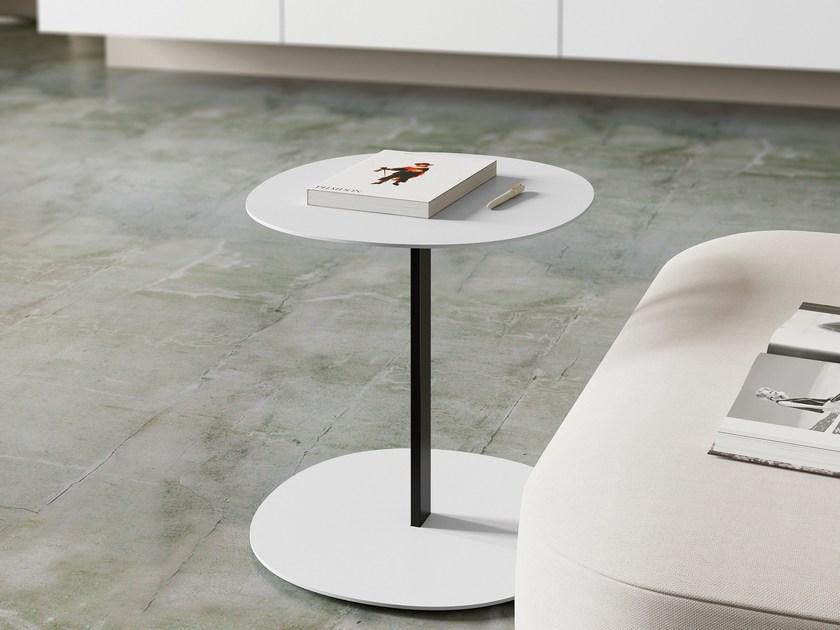 Viccarbe Низкий лакированный журнальный столик из мдф Serra Se50 - Вид №3