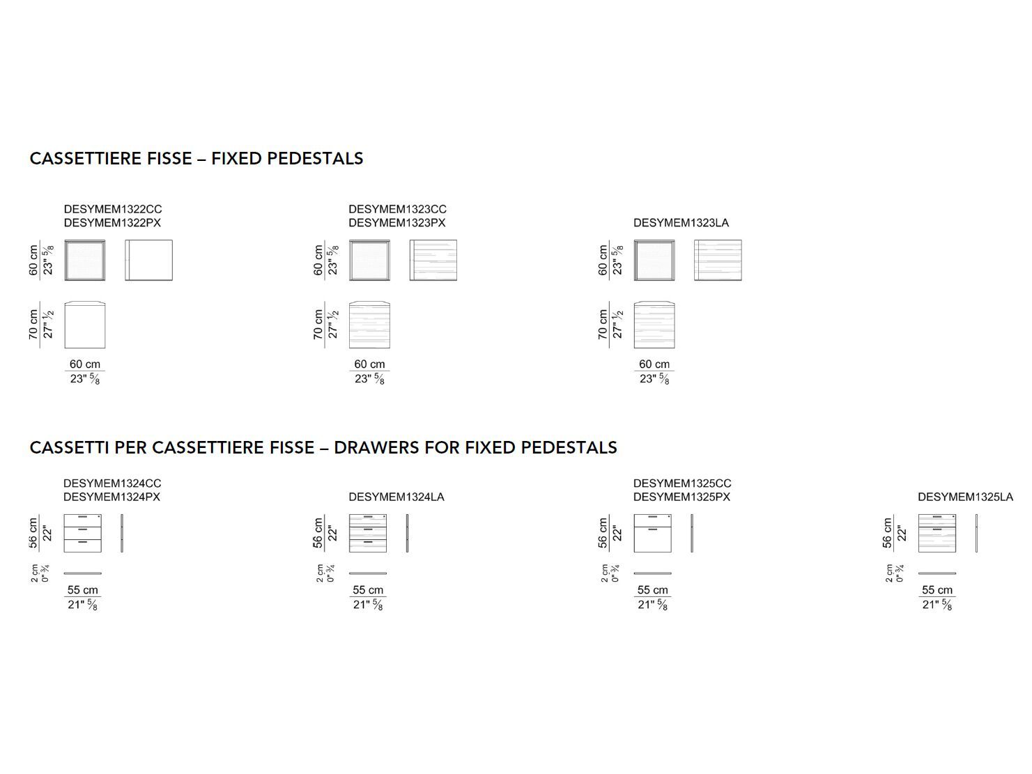 Деревянный офисный комод с замком i 4 Mariani De_Symetria ARCH-00003275 - Вид №1