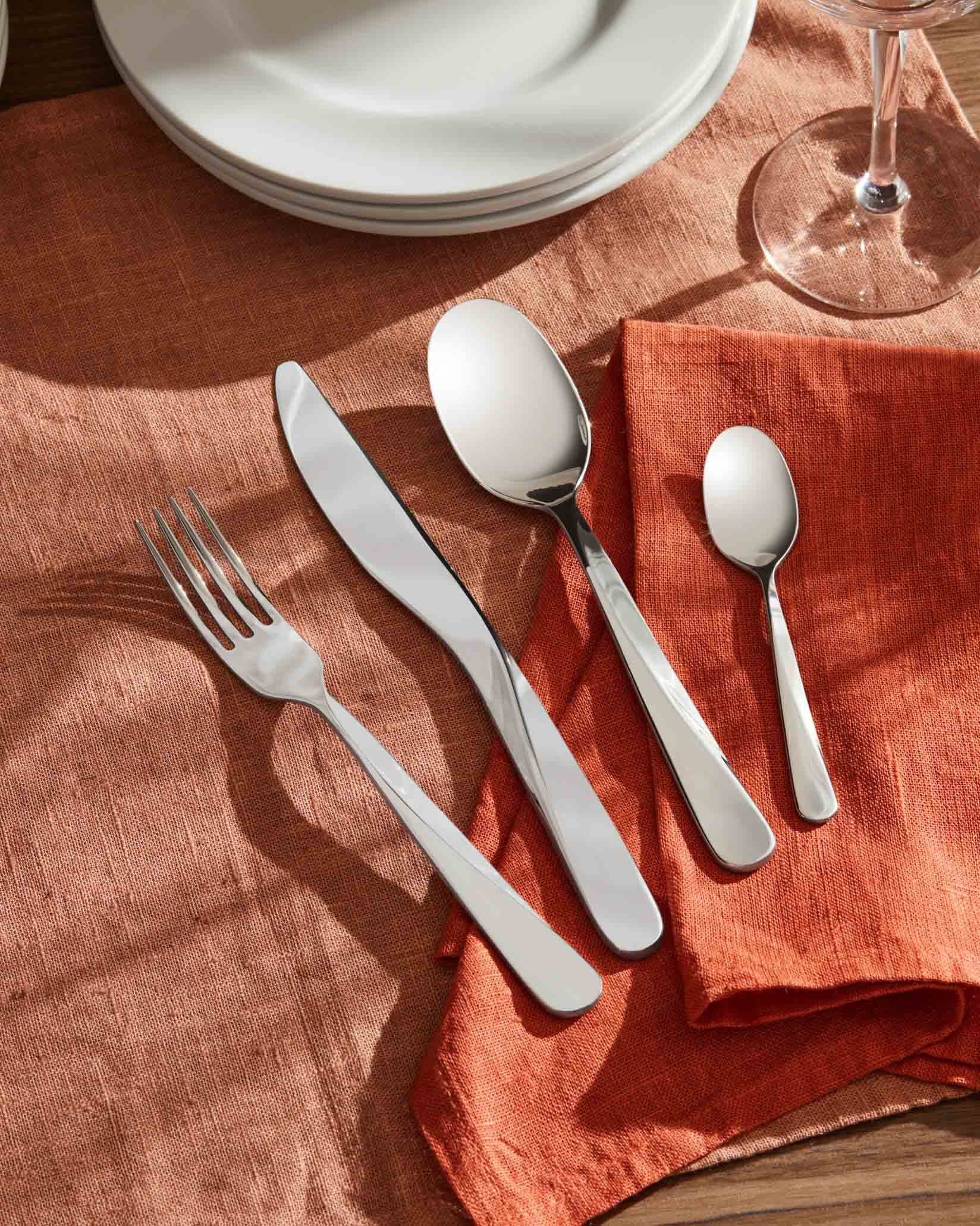 Чайная ложка. 6 штук Alessi Giro UNS03/8 - Вид №1