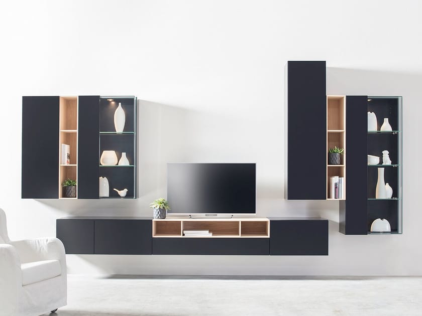 Стена установленная оборудованная стена Sudbrock Möbelhandwerk куб ARCH-00144183