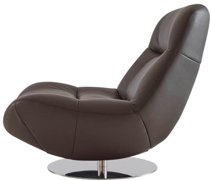 Ligne Roset Поворотное кожаное кресло Manarola 14090205 - Вид №2
